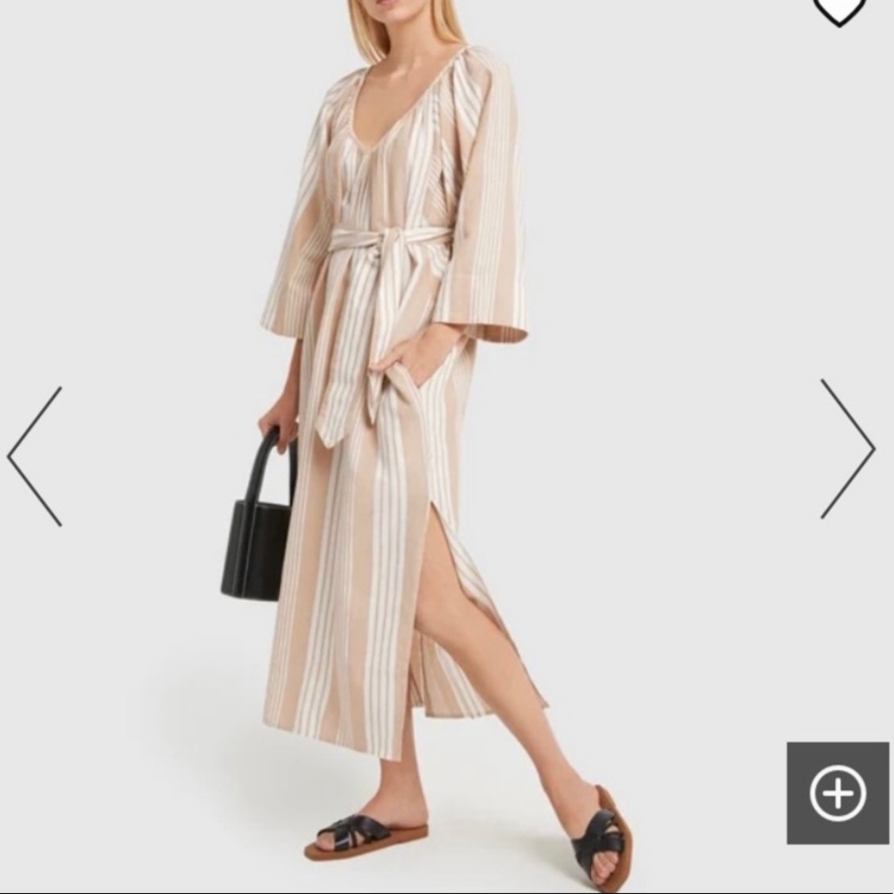 Mara Hoffman Striped Linen Dress